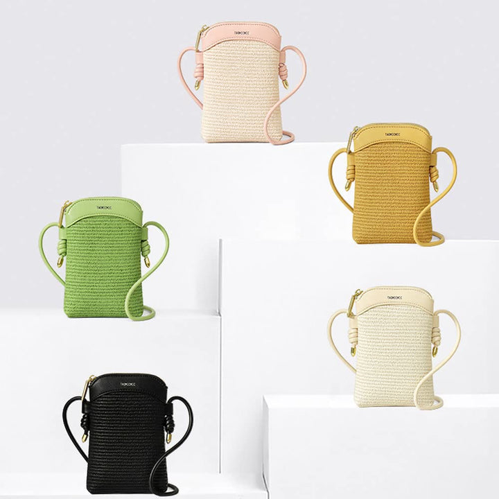 Handytasche für Damen, einfache vertikale Mini-Umhängetasche zum Einkaufen
