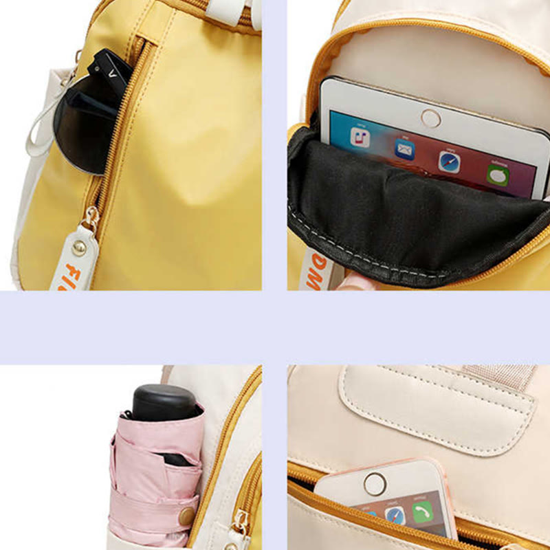 Rucksack für Damen, kraftvoll, große Kapazität, Freizeit, Oxford-Schultasche