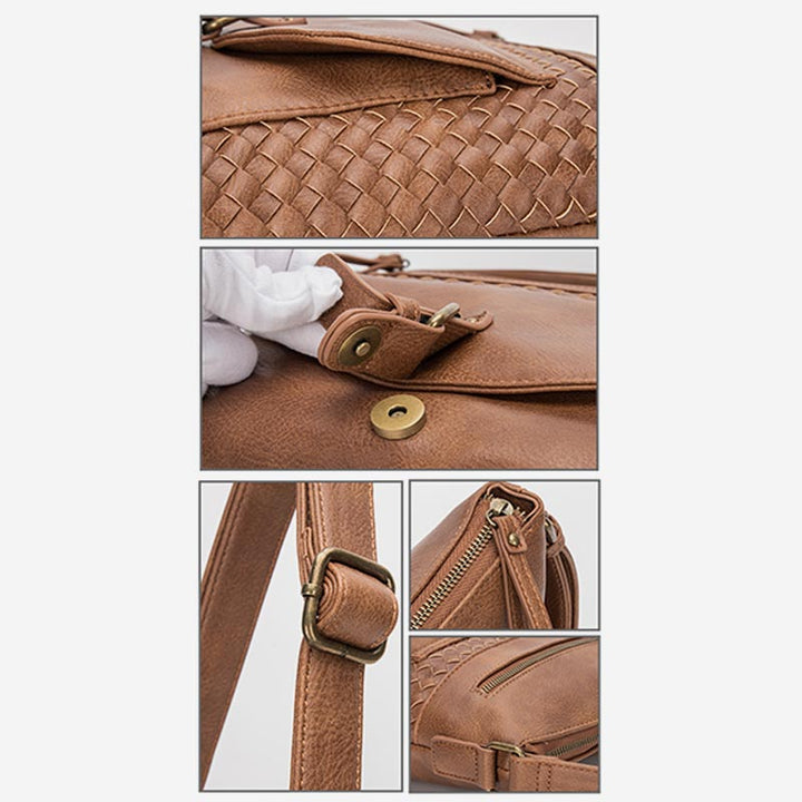 Umhängetasche aus PU-Leder für Damen, Geldbörse, Reisetasche, Schultertasche 