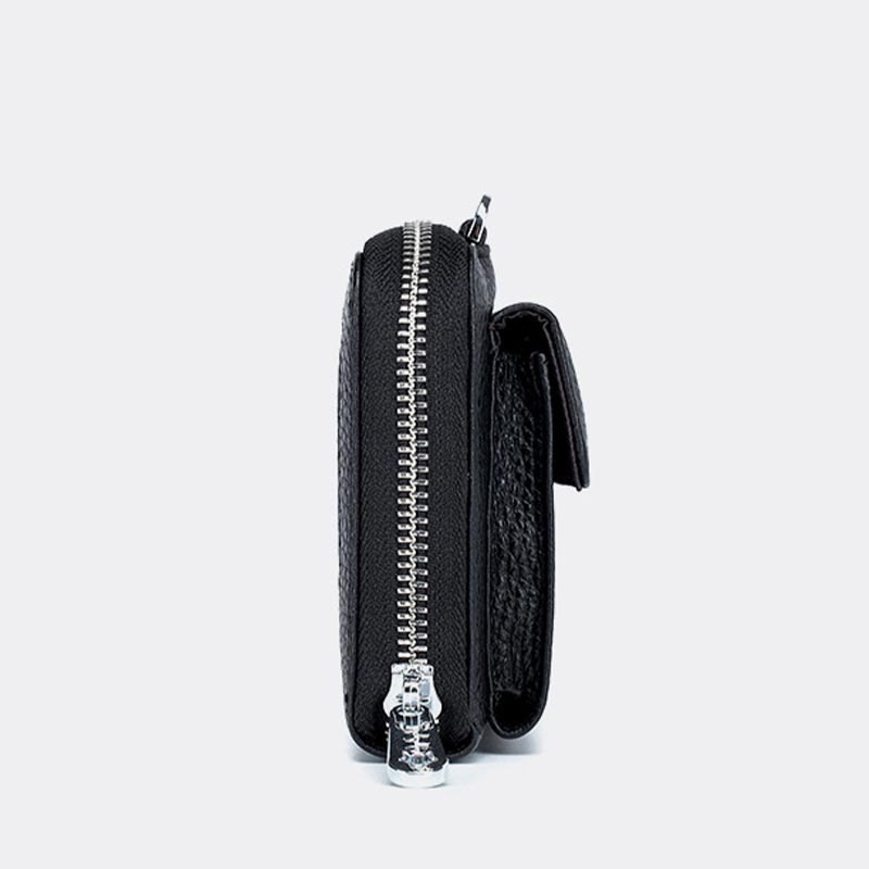 Echtes Leder Touchscreen Telefon Tasche Brieftasche Umhängetasche