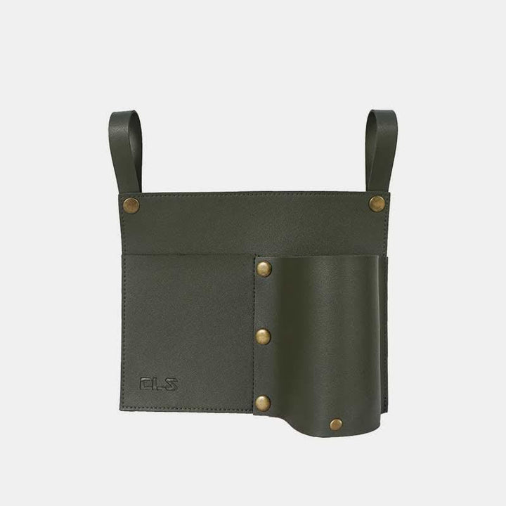 Tragbarer Outdoor-Lederstuhl-Armlehnen-Organizer Bottler-Halter für Camping-Reisen