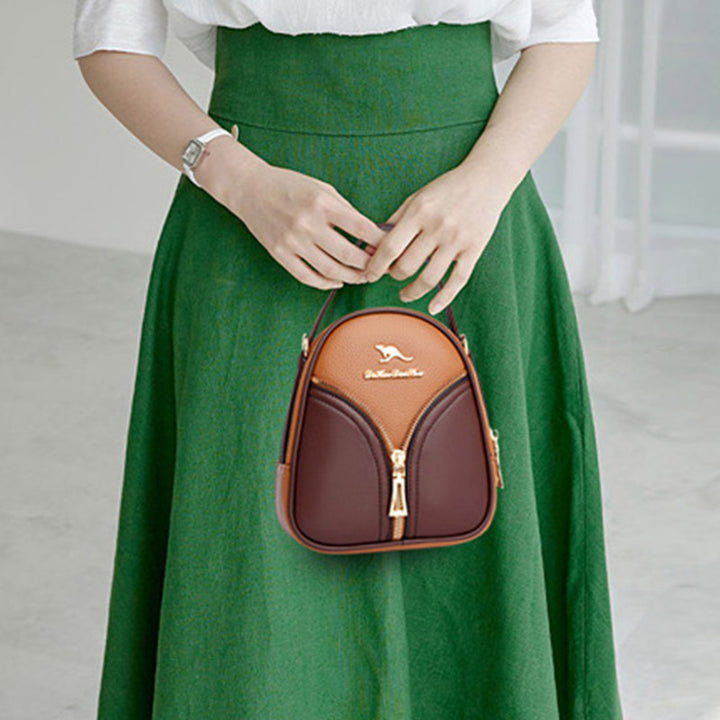 Kleine Crossbody-Handytasche für Damen, Handy-Schultertasche aus Leder