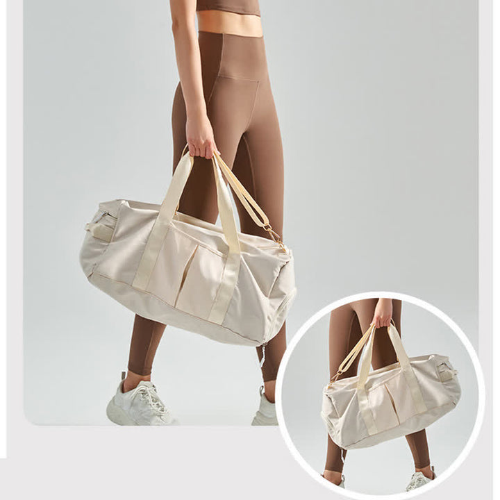 Reisetasche, Sporttasche, Umhängetasche fürs Fitnessstudio mit Nassfach, Schuhfach