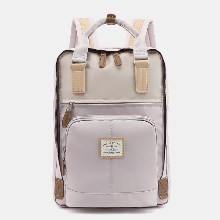 Rucksack für Studenten im Teenageralter, einfacher, leichter Computer-Tagesrucksack mit mehreren Taschen