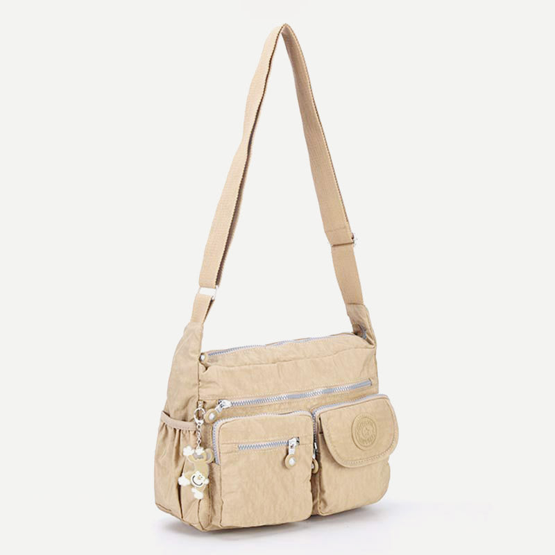 Damen Umhängetasche aus Nylon mit mehreren Taschen, Reise-Schultertasche, Umhängetasche
