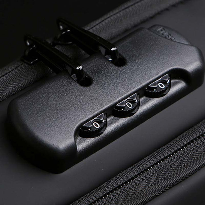 Diebstahlsichere, wasserdichte, lässige Schultertasche mit großem Fassungsvermögen, USB-Ladeanschluss und Reflektorstreifen