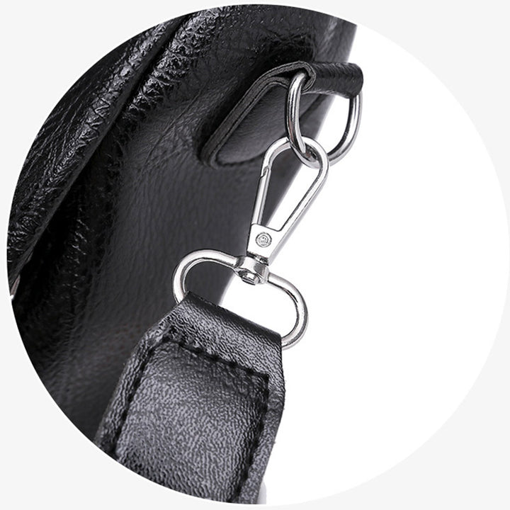 Damen Leder Rucksack Handtasche Cabrio Schultertasche Anti Diebstahl Reise Daypack