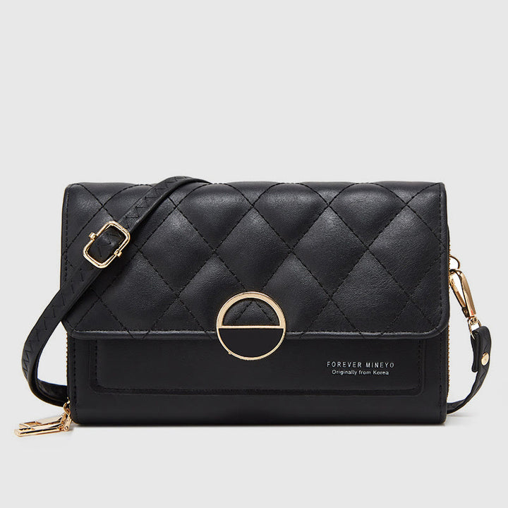 Handytasche für Damen, minimalistisch, horizontal, zum Einkaufen, Geldbörse