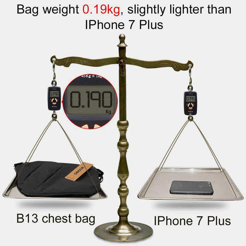 Leichter Anti-Diebstahl-Outdoor-Sport-Reise-Schultertasche Brust-Rucksack