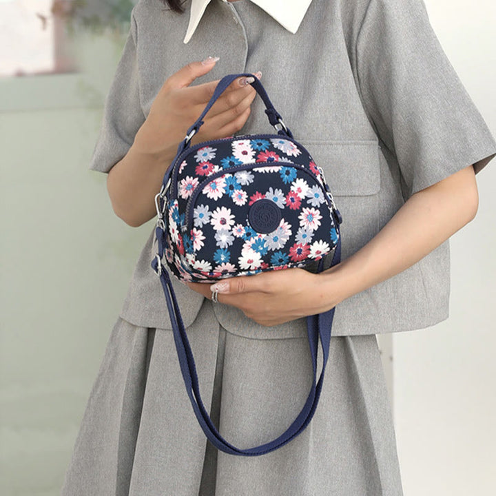 Leichte, wasserabweisende Handtasche für Damen mit mehreren Taschen