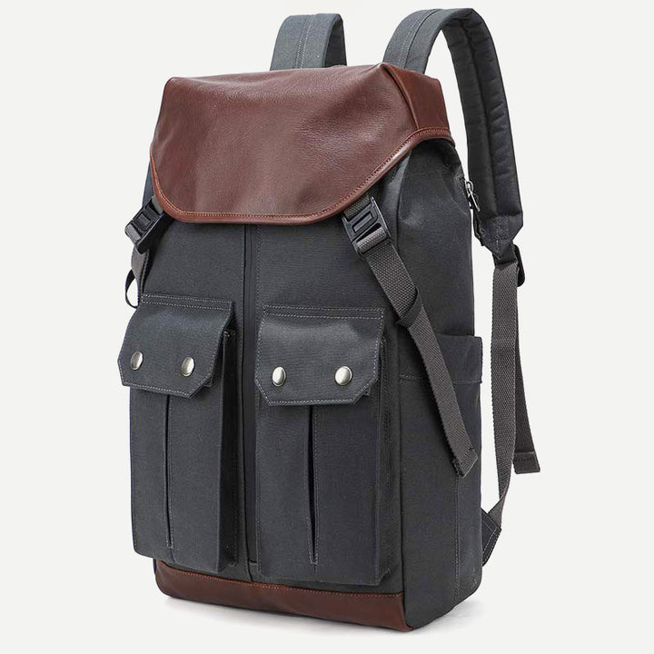 wasserdichter Business-Rucksack für Herren mit mehreren Taschen, geräumiger, geräumiger Laptop-Rucksack
