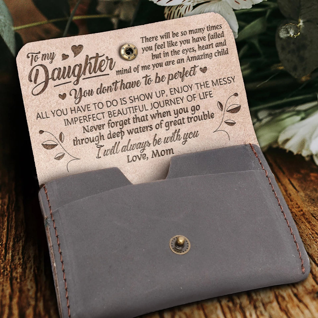 Clamshell-Geldbörse mit Gravur, Geldbörse für die Familie, warmes Geschenk