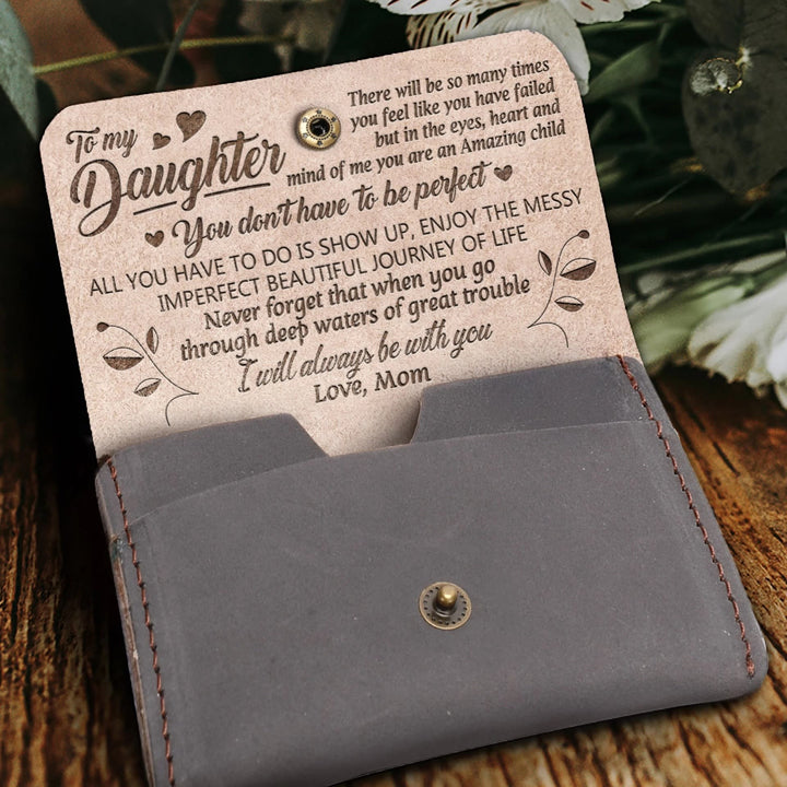 Clamshell-Geldbörse mit Gravur, Geldbörse für die Familie, warmes Geschenk