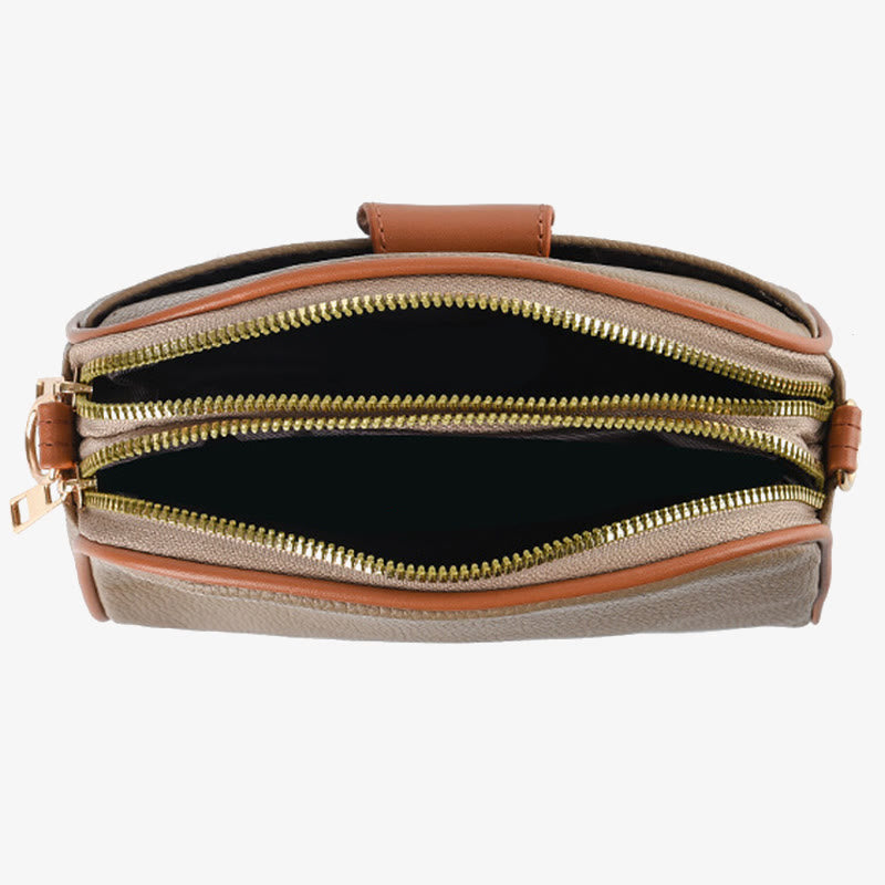 Weiche Handytasche für Damen, elegante Umhängetasche mit abnehmbarem Riemen