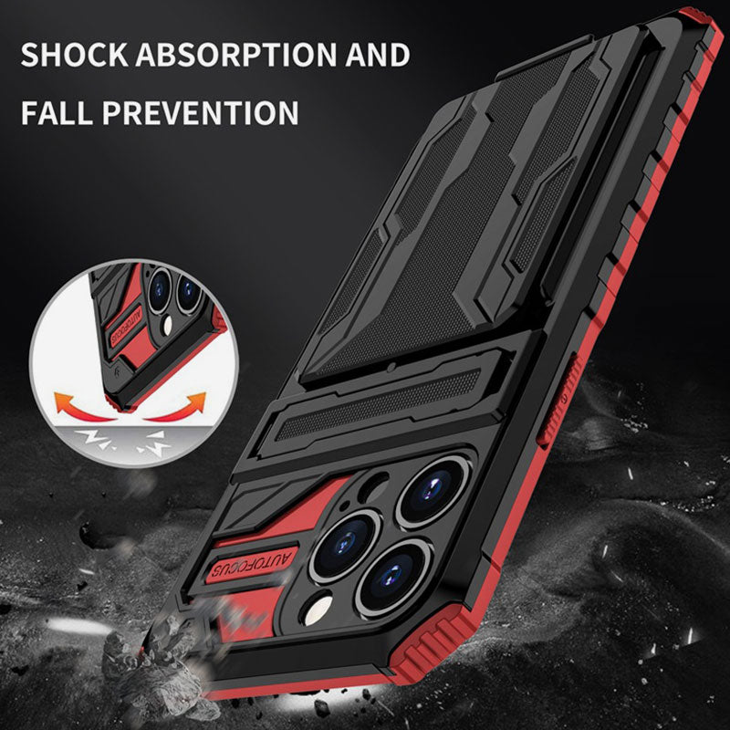 Armor Stand Kartenhalter Fallschutz Komfortable Hülle für iPhone