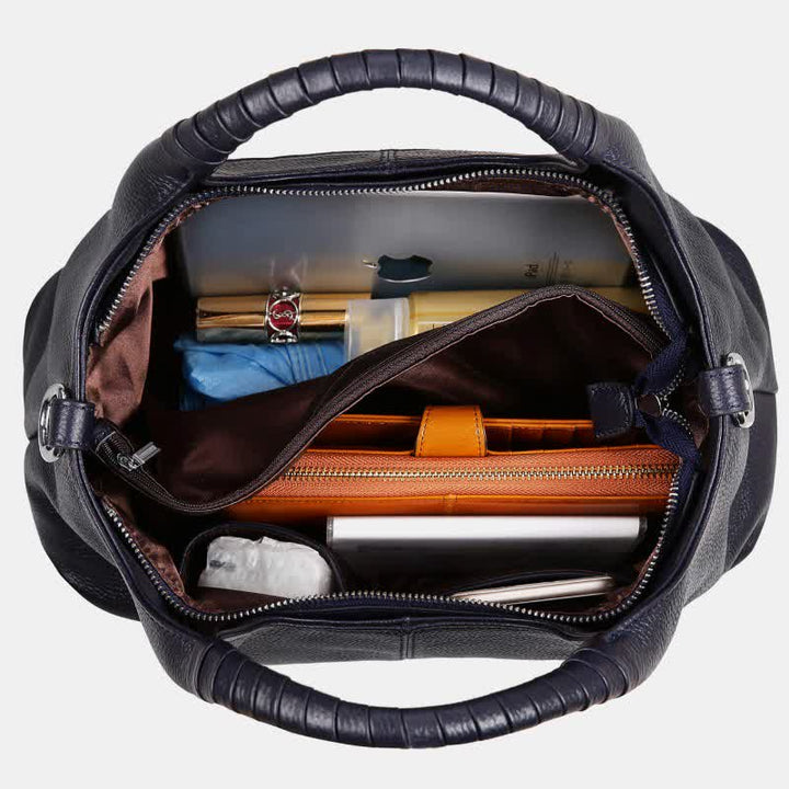 Tragetasche für Damen aus echtem Leder, für die Freizeit und den täglichen Gebrauch, Umhängetasche