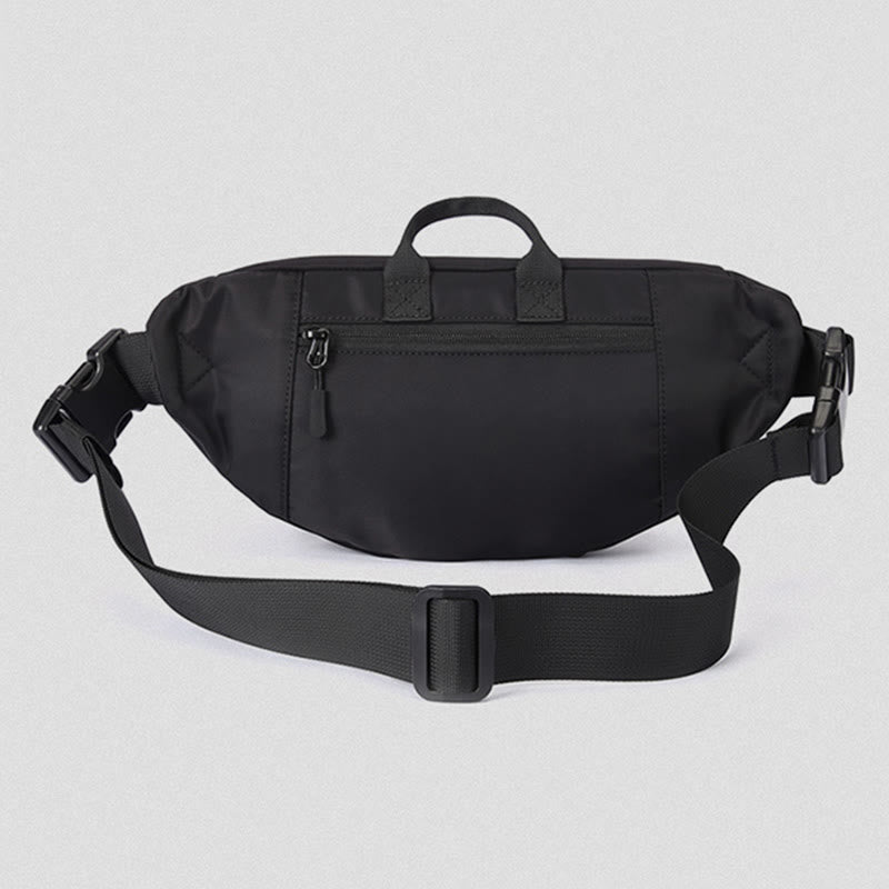 Gürteltasche für Herren, einfache, wasserdichte Umhängetasche aus Nylon für den Außenbereich