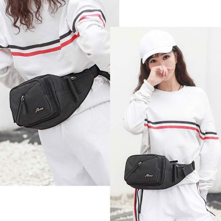 Unisex-Hüfttasche, leichte Brusttasche mit mehreren Taschen, Umhängetasche