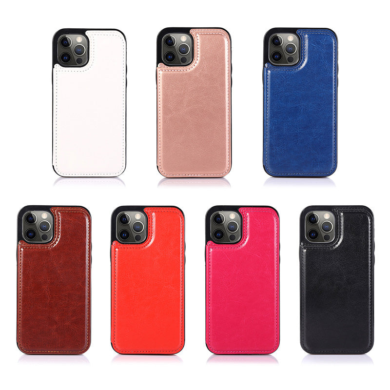 Kompatibel mit iPhone 13 Pro Max Wallet Case Doppelter Magnetverschluss mit Kartenhalter