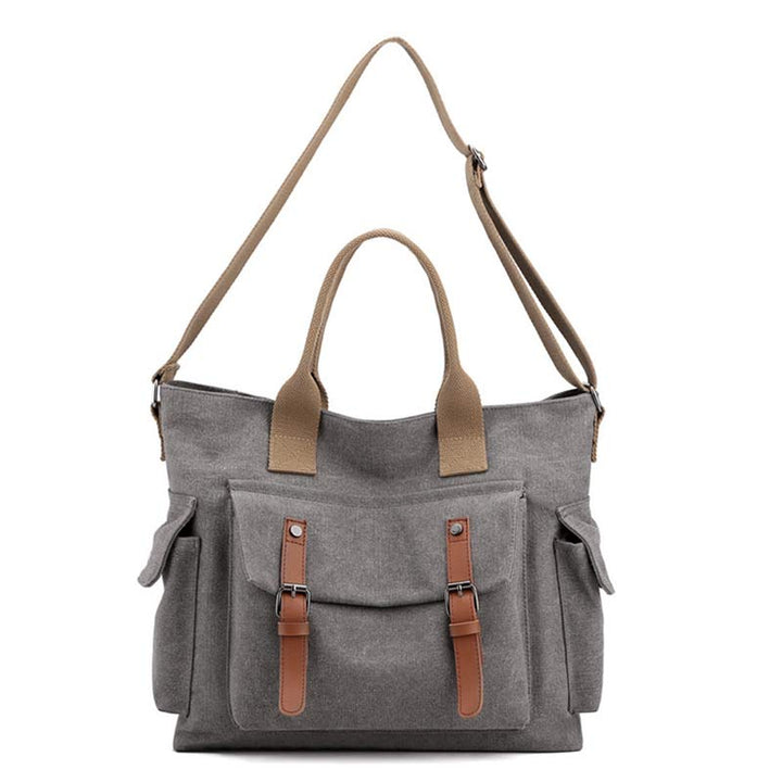 Große Kapazität Damen Canvas Tote Casual Crossbody Schulter Handtaschen Messenger Bag