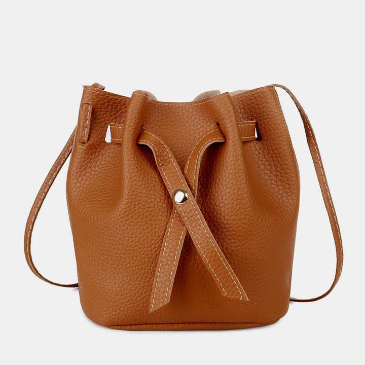Umhängetasche für Damen aus PU-Leder, minimalistische Schultertasche für den täglichen Gebrauch