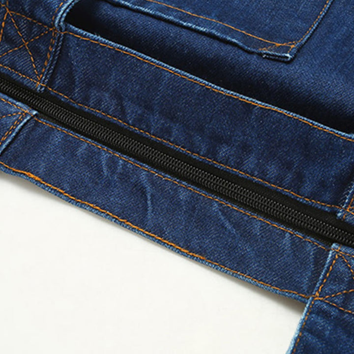 Denim Tote für Ausflüge Retro Canvas zerrissene Umhängetasche - image 11
