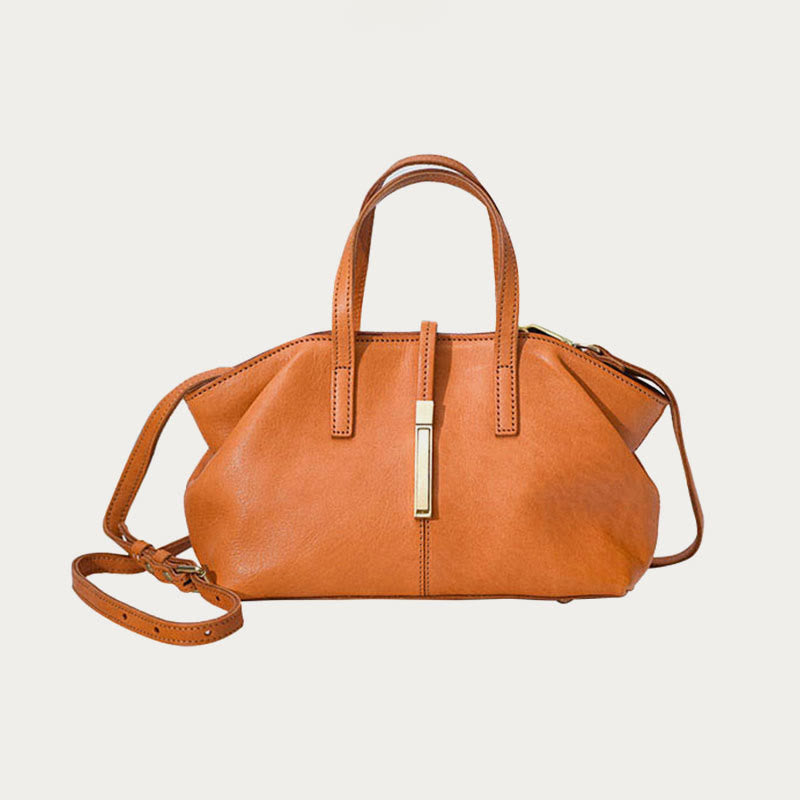 Top-Griff-Tasche für Frauen Dating Vintage Leder Umhängetasche