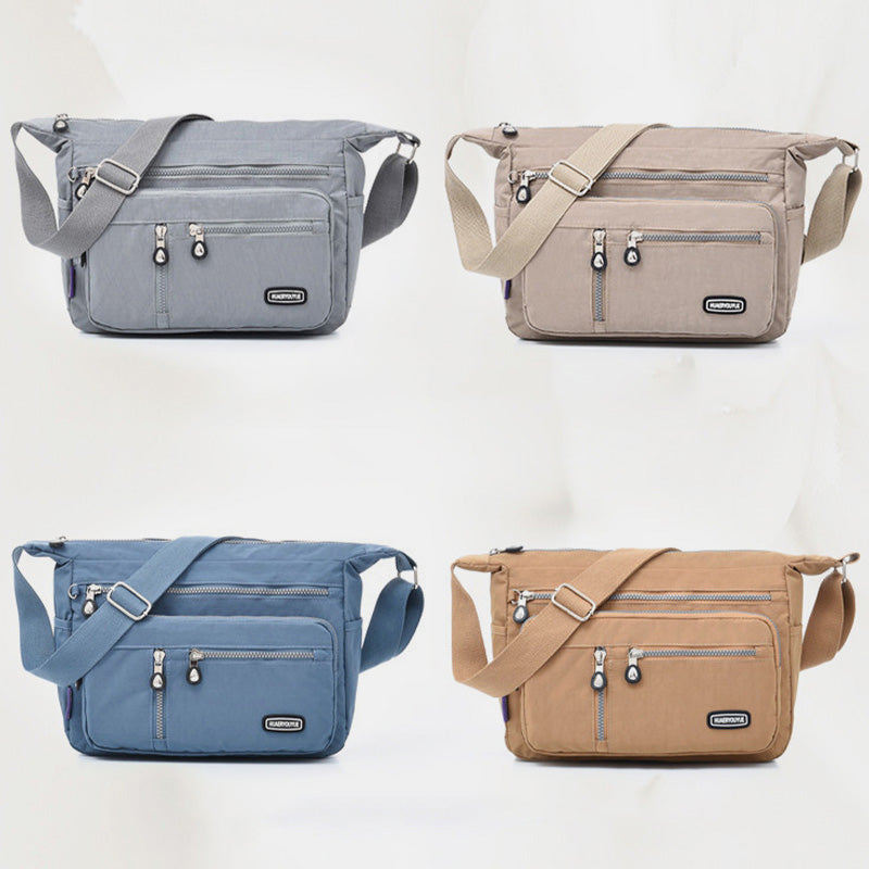 Wasserdichte, leichte, lässige Schultertasche aus Nylon für Damen