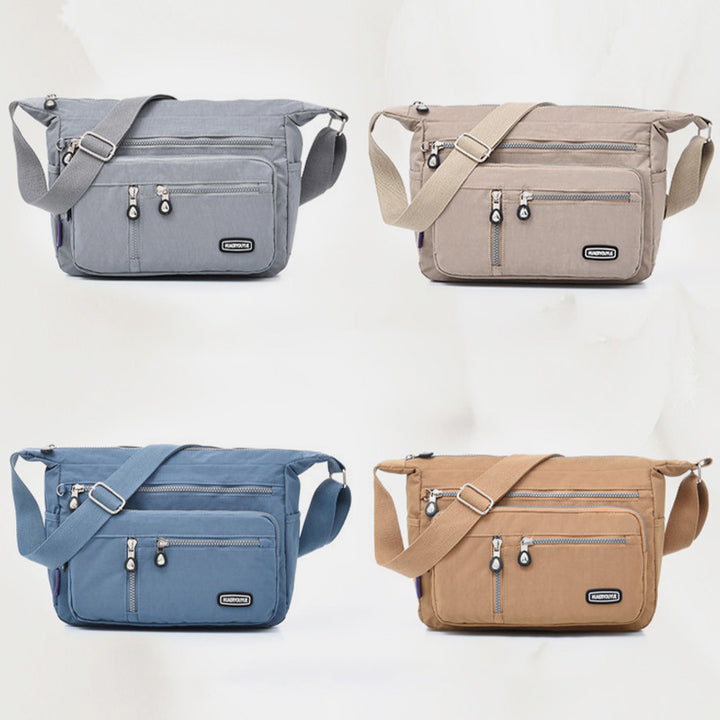 Wasserdichte, leichte, lässige Schultertasche aus Nylon für Damen