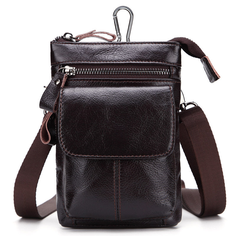 Multifunktions-Gürteltasche aus Leder für Herren 