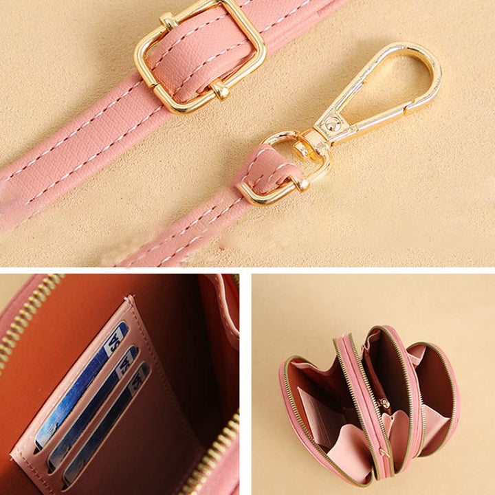 Kleine Umhängetasche, Handy-Geldbörse, Schulter-Handtasche, Kreditkarten-Geldbörse