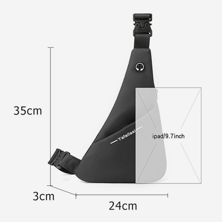 Schultertasche für Herren, wasserdicht, lässig, für den Außenbereich, Umhängetasche