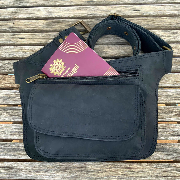 Hüfttasche für den Außenbereich, mit Retro-Schnalle, Utility-Gürteltasche
