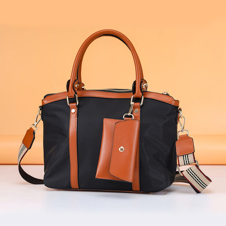 Top-Griff-Tasche für Damen, weiche, tragbare Oxford-Umhängetasche