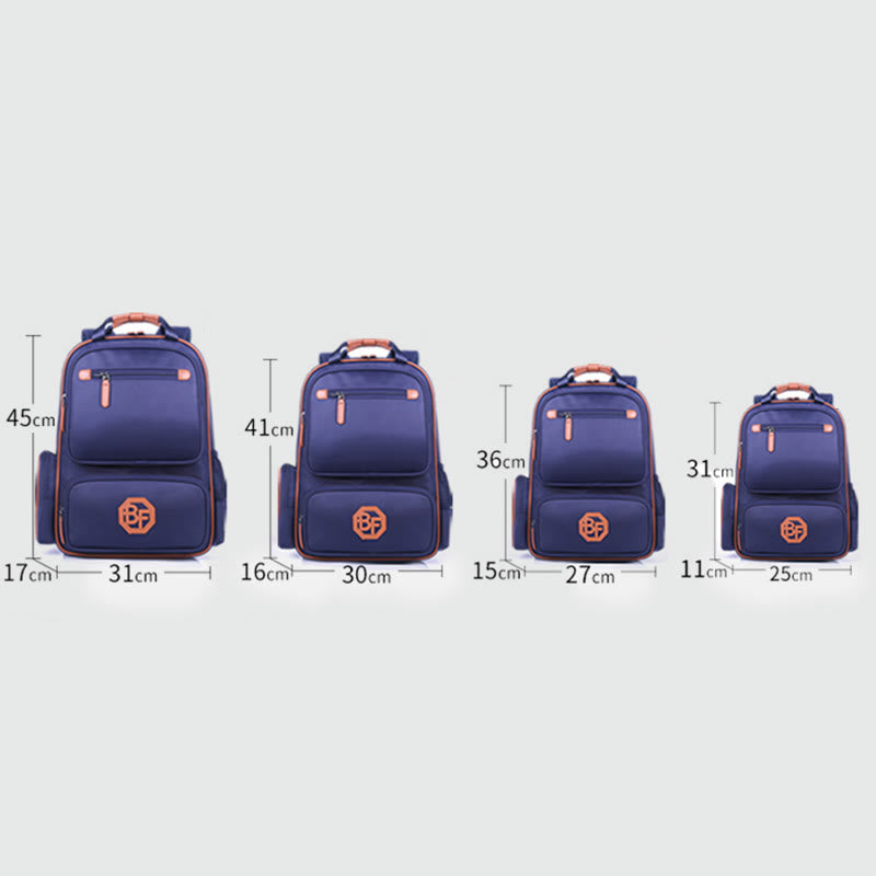 Rucksack für Schulkinder, großes Fassungsvermögen, wasserdichter Tagesrucksack aus Stoff