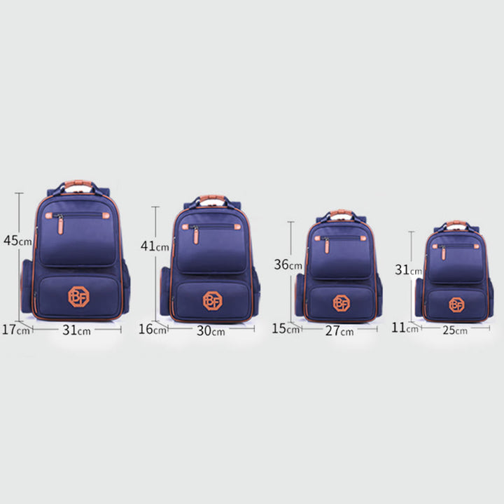 Rucksack für Schulkinder, großes Fassungsvermögen, wasserdichter Tagesrucksack aus Stoff