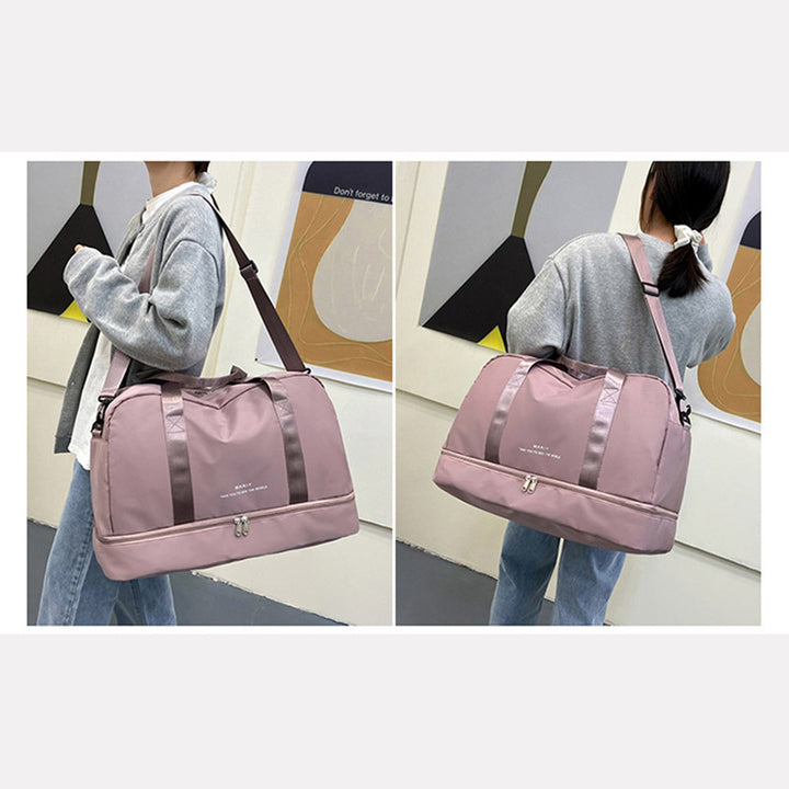 Reise-Sporttasche, trocken, nass, für die Abreise, Sporttasche, Weekender, Übernacht-Handtasche