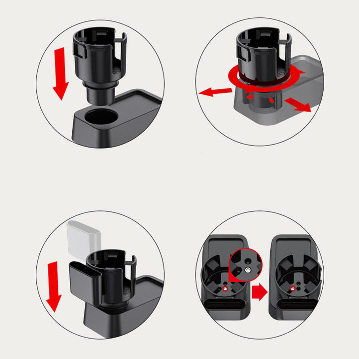 Auto-Organizer für Wasserflaschen-Getränkehalter, multifunktionaler Autohalter