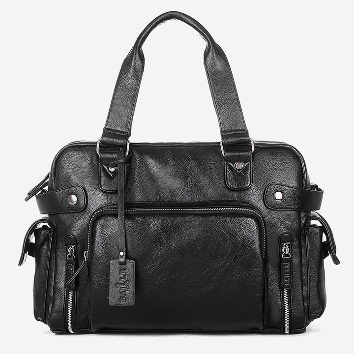 Handtasche für Herren, für Geschäftsreisen, Umhängetasche aus Pu-Leder