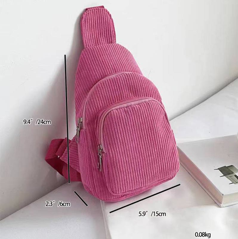Schultertasche für Damen, lässiger kleiner Umhängerucksack aus Segeltuch