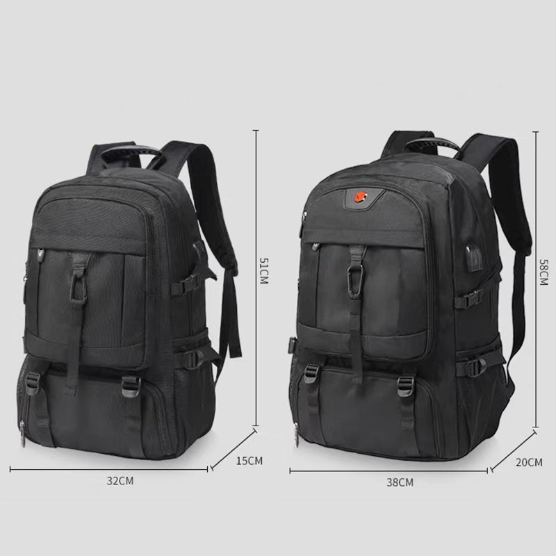 Rucksack für Männer, Freizeitreisen, Outdoor, Sport, Seesack, Wandertasche