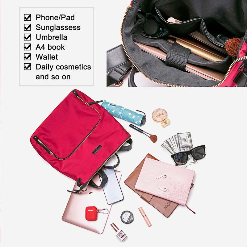 Großer Schulrucksack im klassischen College-Stil