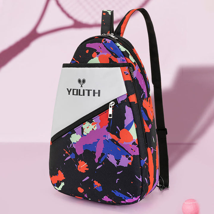 Schlägertasche für Teenager, bunt bedruckt, wasserdicht, Oxford-Sporttasche