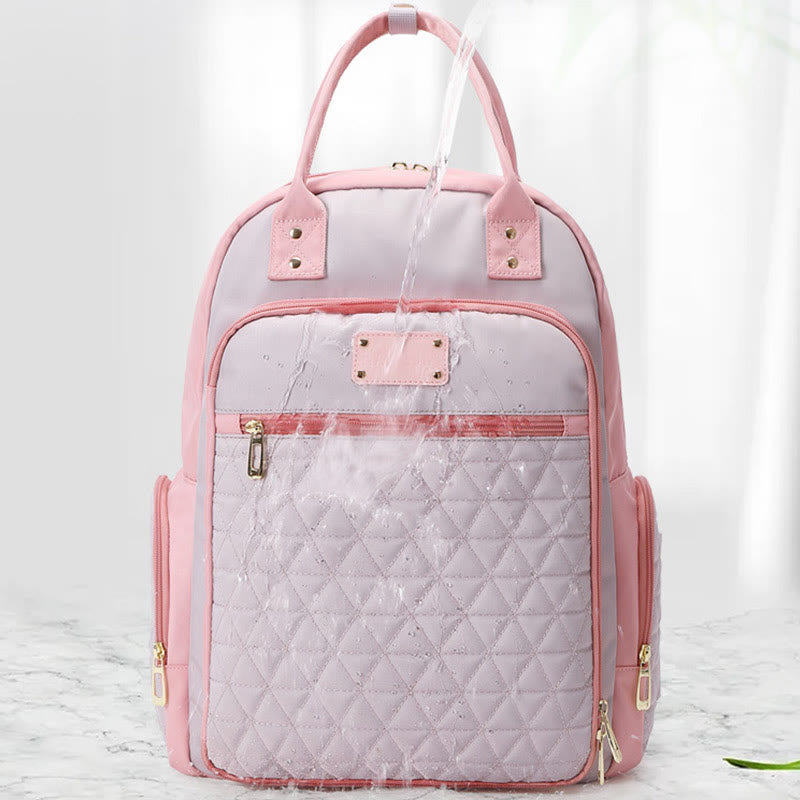 Tragbare Mama-Tasche für Frauen im Freien, wasserdichter, multifunktionaler Oxford-Rucksack