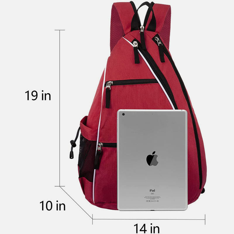 Tragbare Pickleball-Schlägertasche, leichter Sport-Sling-Rucksack
