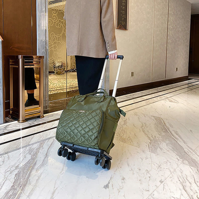 Abnehmbarer Reiserucksack mit Zugstange, Reisetasche für Damen und Herren