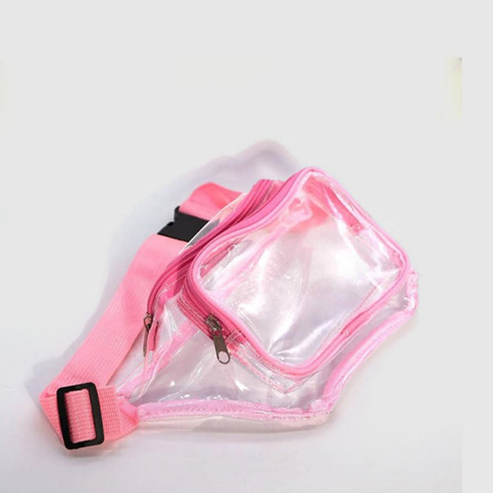 Gürteltasche für Damen, zum Laufen im Freien, Fitness, wasserdichte PVC-Tasche