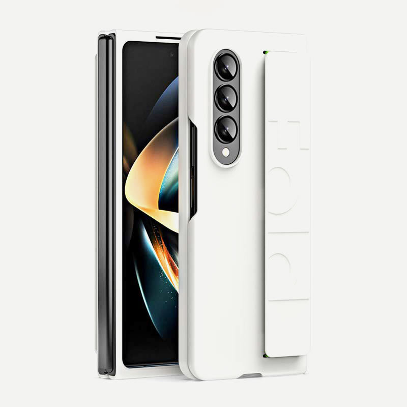 Farbenfrohe Samsung Galaxy Z Fold 2/3/4/5/6 Hülle Handyhülle mit elastischem Handschlaufe