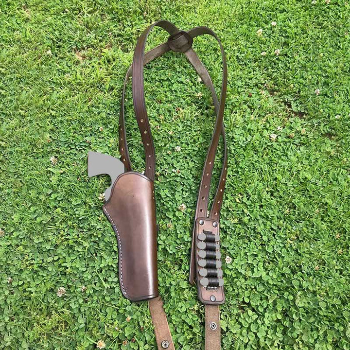 Mittelalterliches Leder-Schulterholster für Damen und Herren, Retro-Theater-Requisite