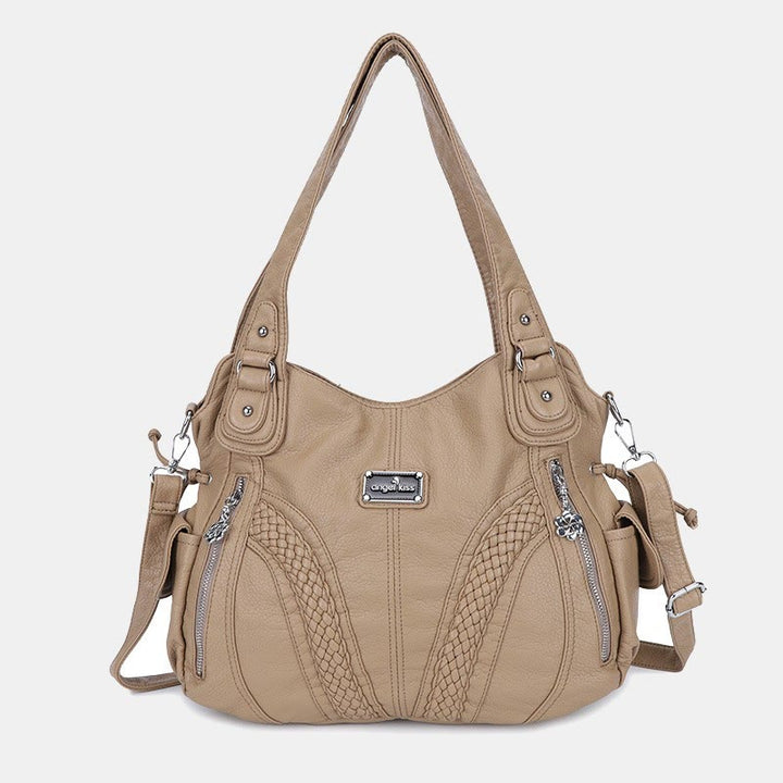 Einfarbige Hobo-Tasche für Damen